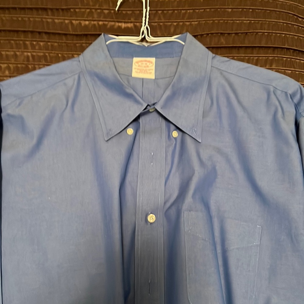 3 Brooks Brothers men's dress shirts, size 19/36